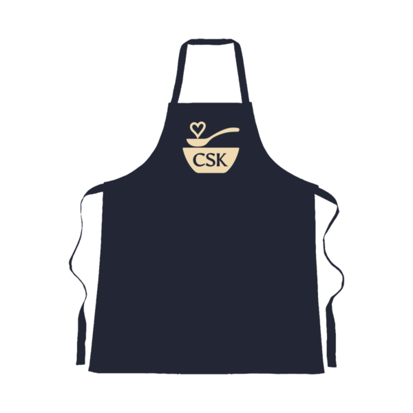 CSK Apron, icon logo, blue